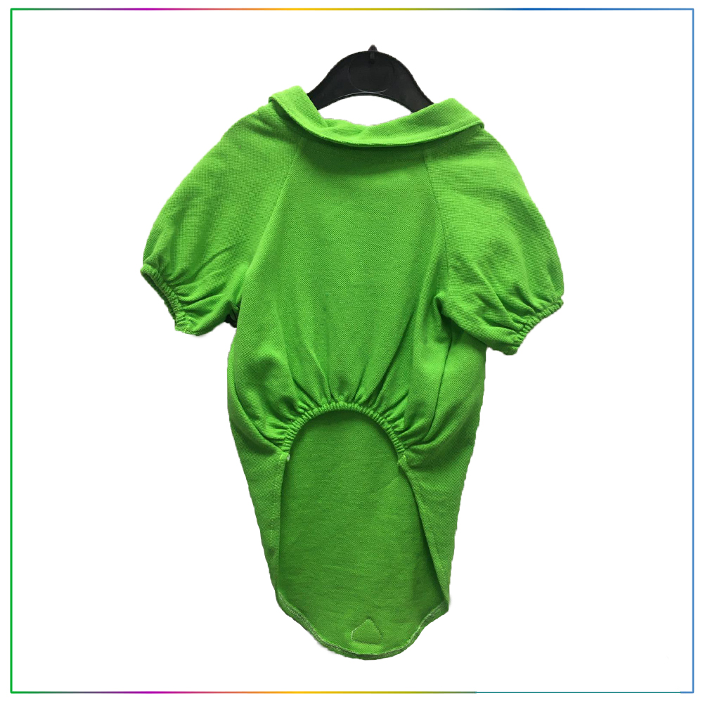 Basic Eva Tshirt Kedi ve Köpek Tişörtü Elbisesi Yeşil XXL