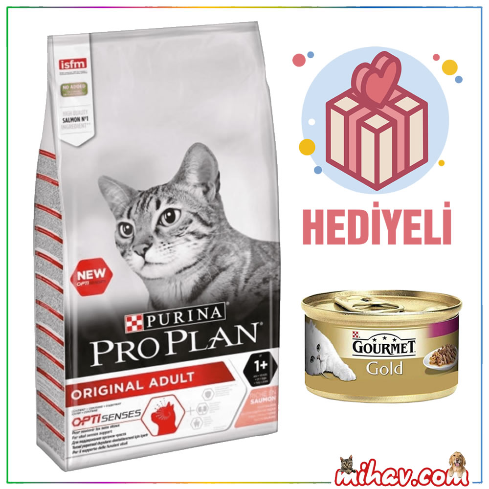 Pro Plan Somonlu Pirinçli Yetişkin Kedi Maması 1.5 Kg
