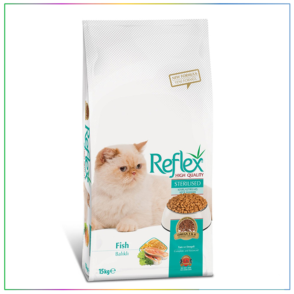 Reflex Kısırlaştırılmış Balıklı Kedi Maması 15 Kg
